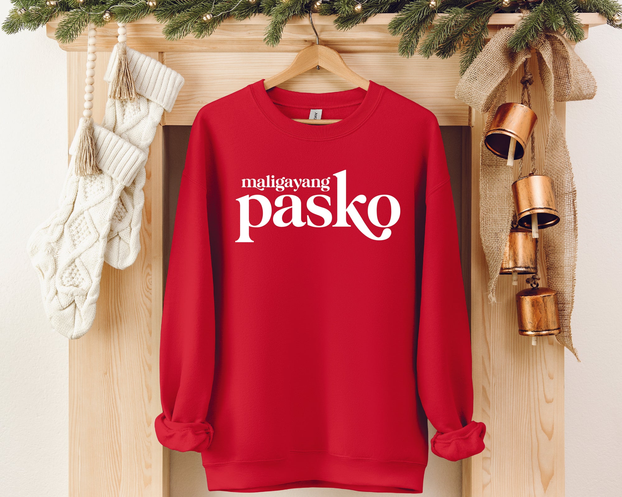 Maligayang Pasko Typography (Adult)