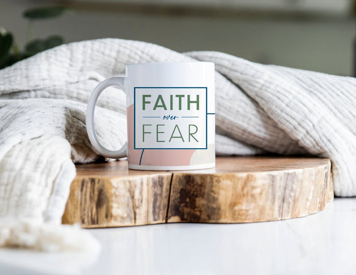 Faith over Fear 12 oz mug