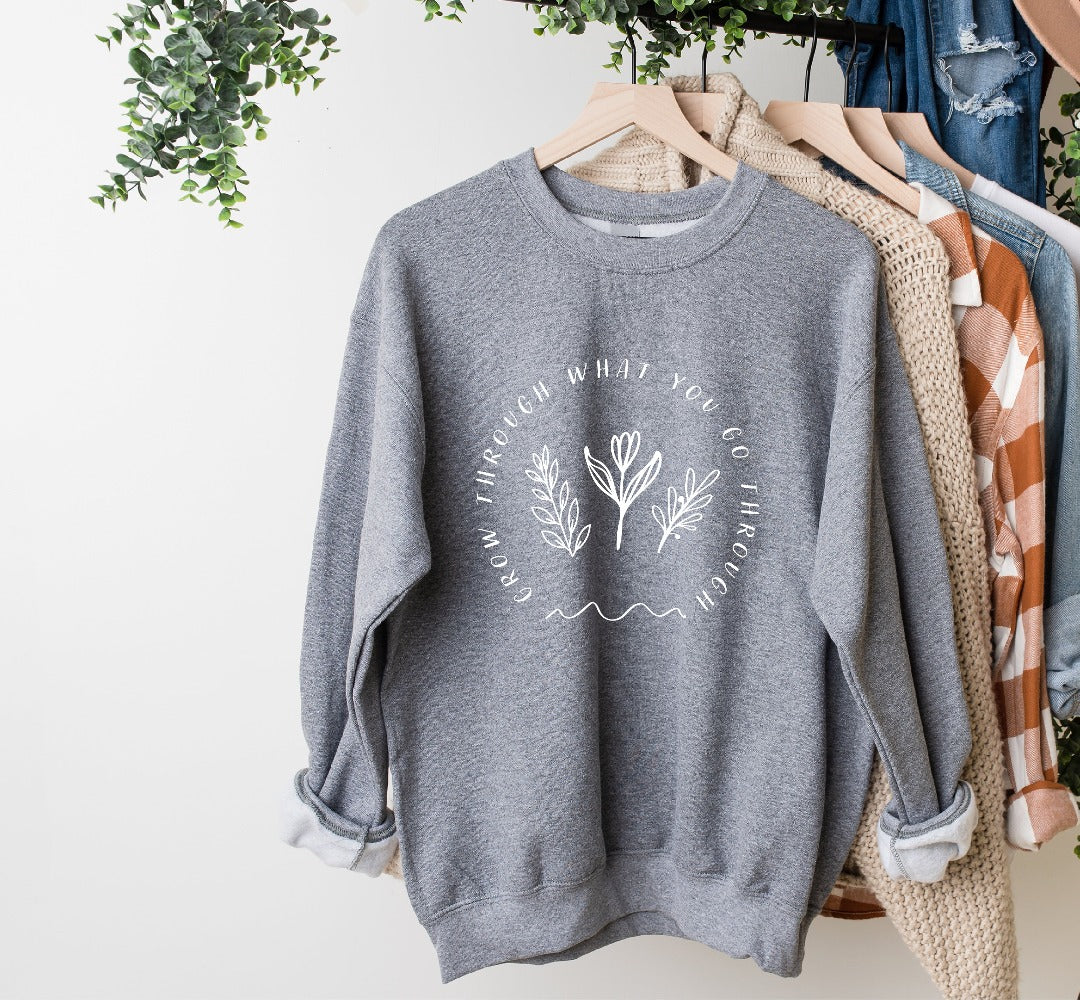 Grow Through Sweater Grey